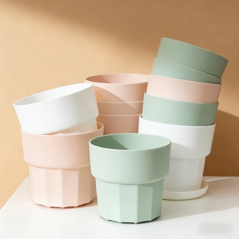 Aloe Vera Pot - Verdikte onbreekbare kunststof hars bloempot Scandinavische