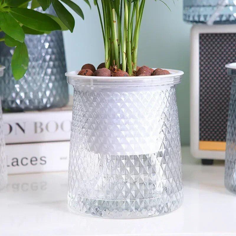 Aloe Vera Pot - 2024 Transparante Zelf Water gevende Bloempot