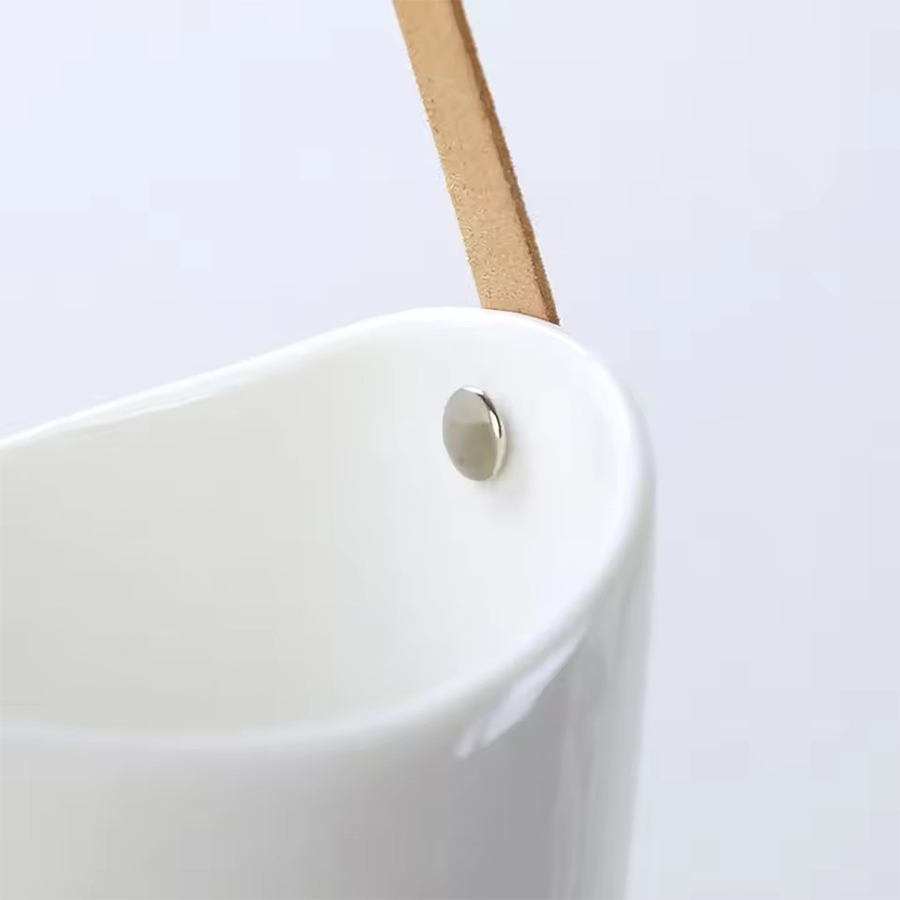 Witte hangende plantenpot met  - Aloe Vera Pot recensie en prijs