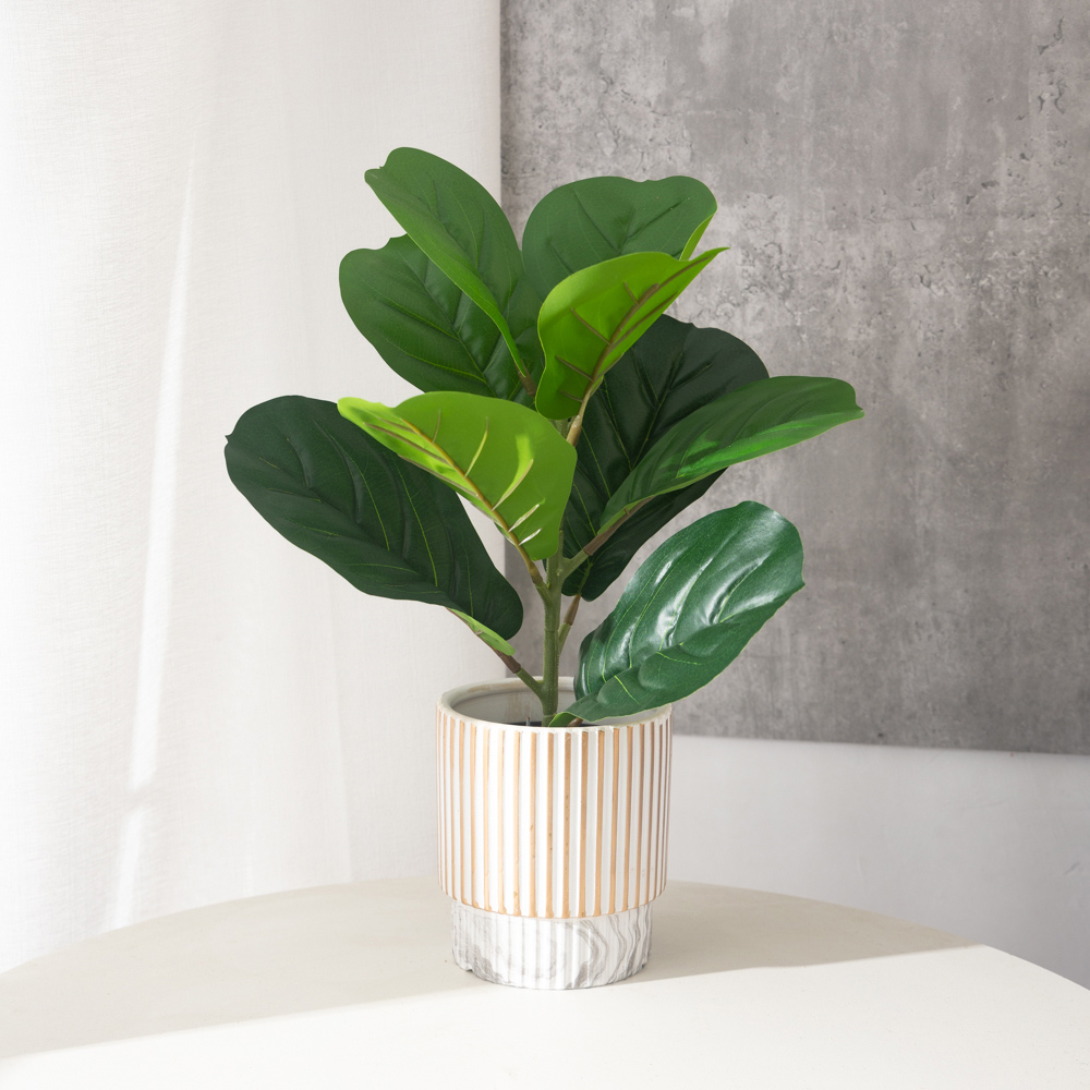 38 cm 9 Vorken Kunstmatige Fic - Ficus Lyrata Tree recensie en prijs