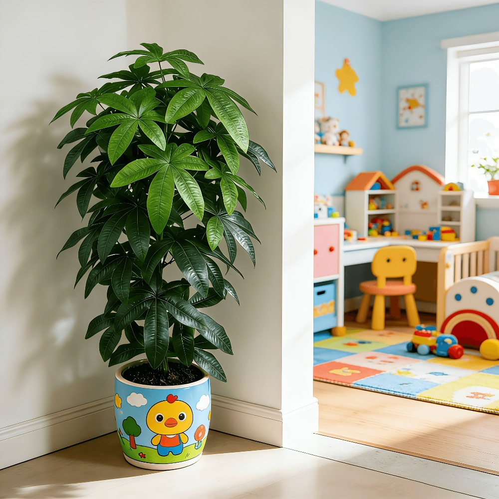 Een kunstmatige geldboom Pachi - Monstera Adansonii recensie en prijs